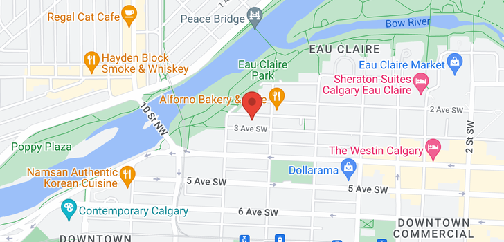 map of 806, 804 3 Avenue SW